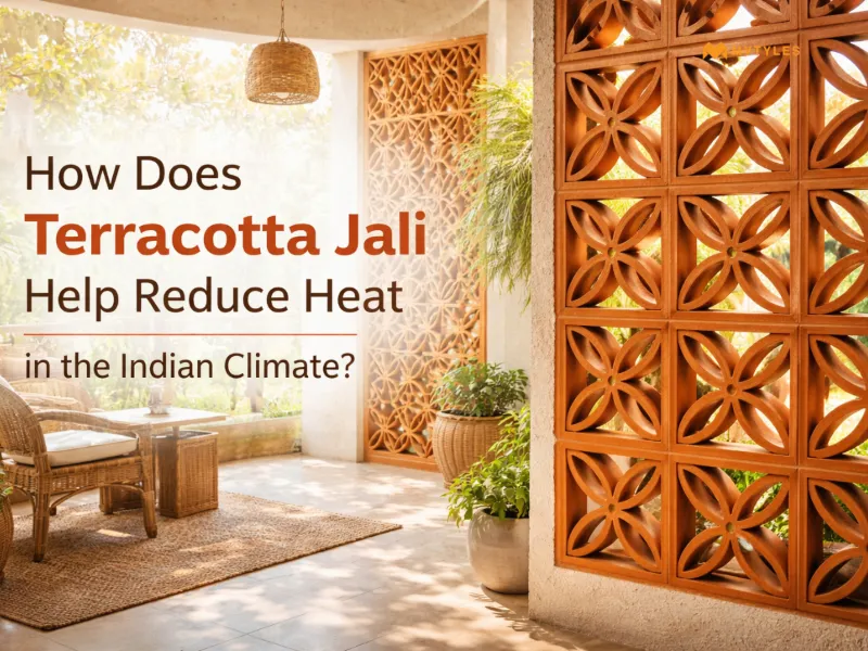 Reduce Indoor Heat with Terracotta Jali Design