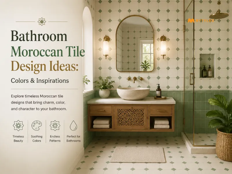 Bathroom Moroccan Tile Design Ideas: Colors, Inspirations & Tips