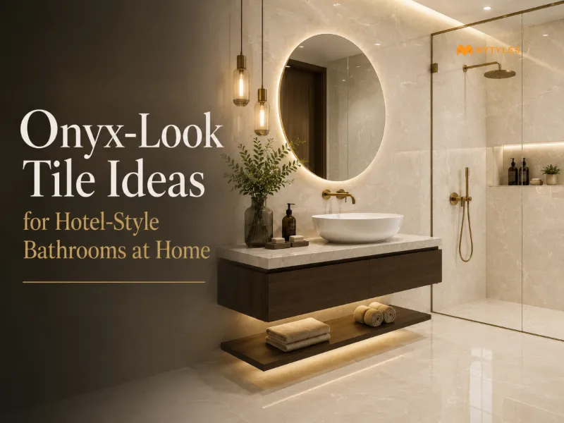 8 Onyx-Look Tile Ideas For Luxury Bathrooms At Home
