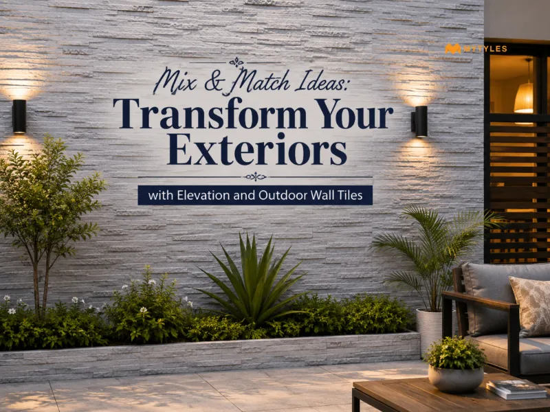 Best Mix & Match Tile Ideas to Upgrade Outdoor Walls