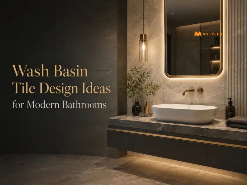 Wash Basin Tile Design Ideas for Modern Bathrooms