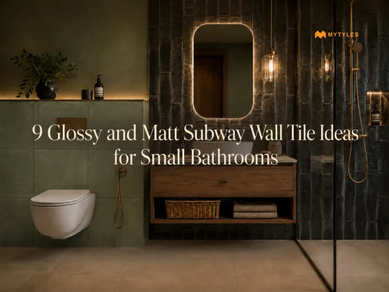 Small Bathroom Subway Tile Ideas in Glossy and Matt Finishes