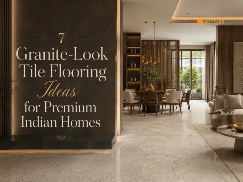  7 Granite-Look Tile Flooring Ideas for Indian Interiors  