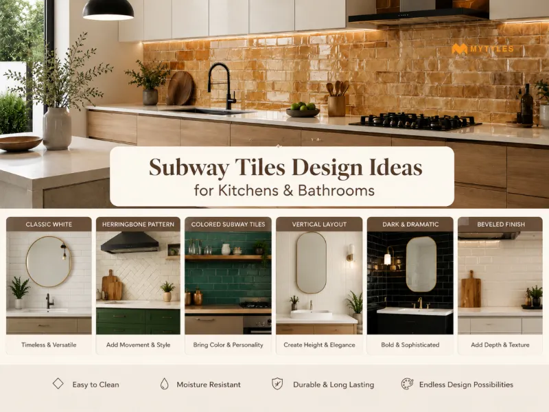 Modern Subway Tile Designs For Kitchens And Bathrooms