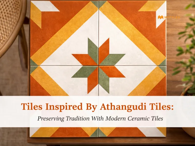 Ceramic Tiles for Home Interiors Inspired By Athangudi Tiles