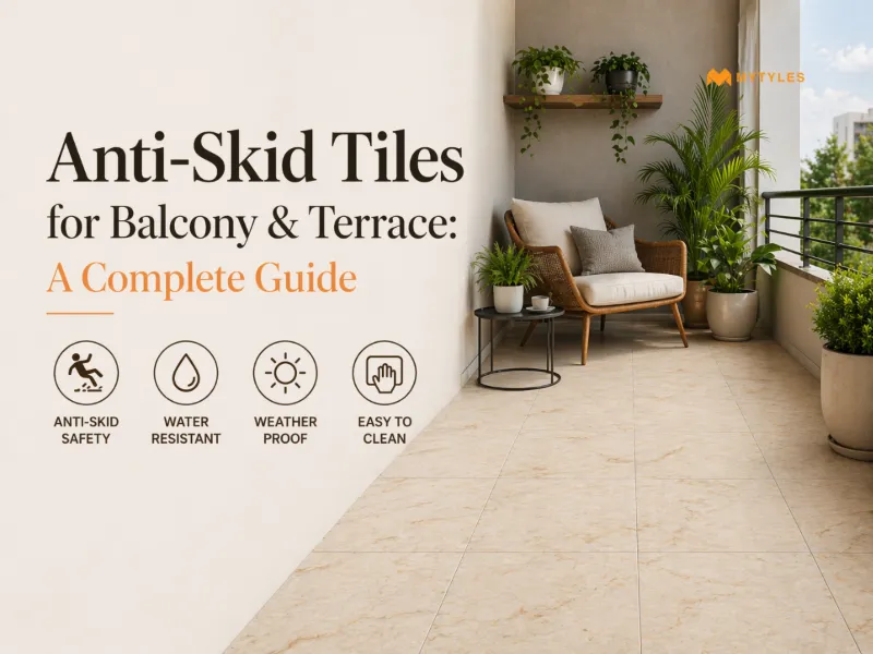 Prevent Slips With Anti-Skid Tiles For Balcony And Terrace