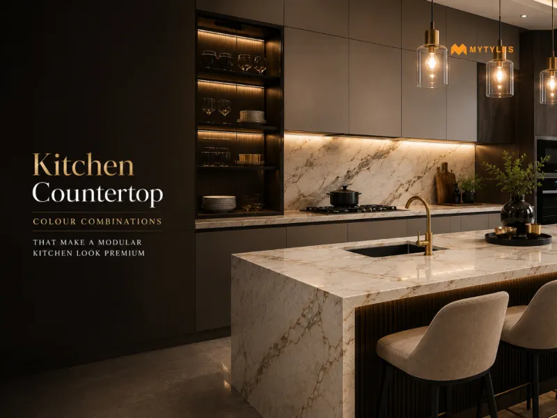  Top 5 Kitchen Countertop Colours for a Premium Modular Look