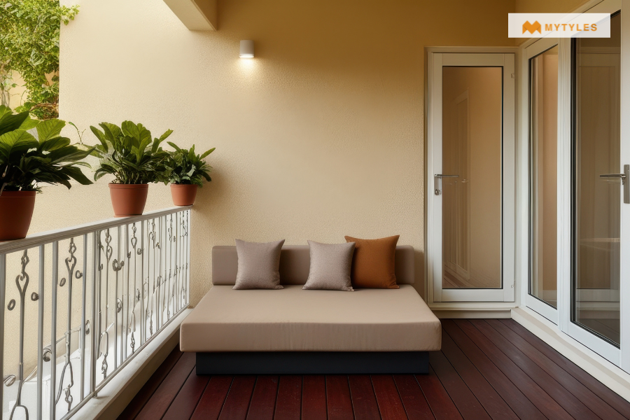 Small Balconies with Modern Tile