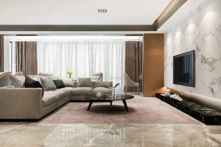 Beige Ceramic Tiles Design Idea for Warm and Subtle Interiors