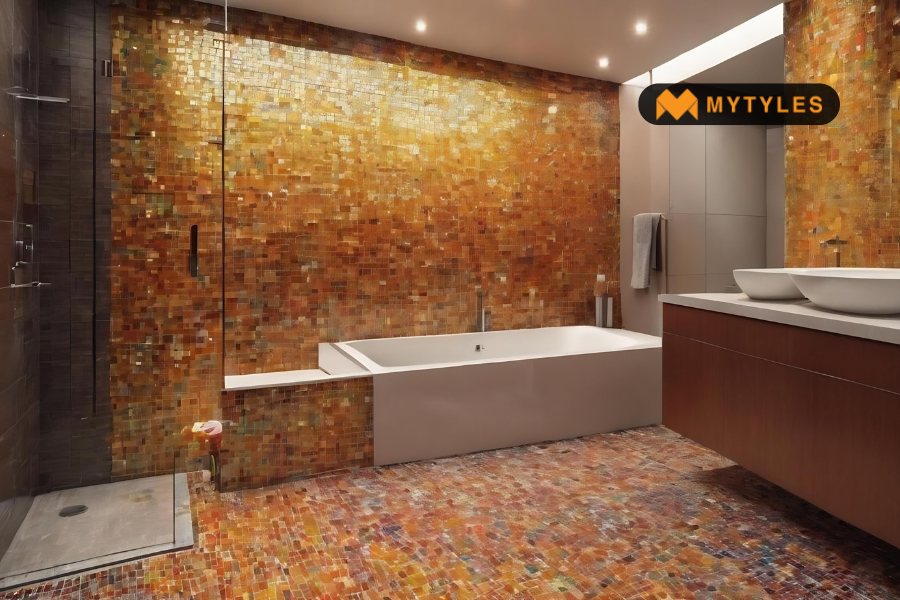 mosaic tiles for bathroom walls and floors