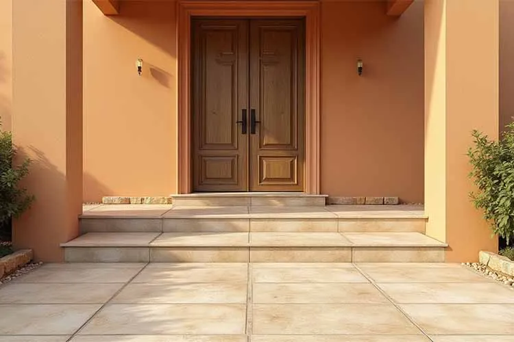 Travertine-Look Outdoor Tiles: Classic Beauty with Modern Durability