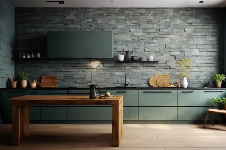 Elegant kitchen wall tiles with easy-to-clean glossy finish