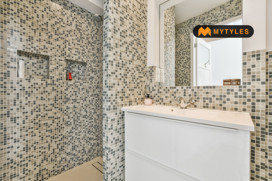 mosaic tiles for bathroom walls 