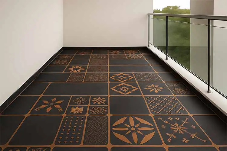 Stone floor tiles design ideas for rustic natural designs