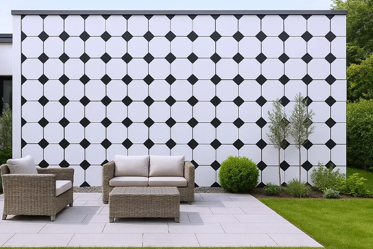 Durable outdoor wall tiles for patio and exterior decoration