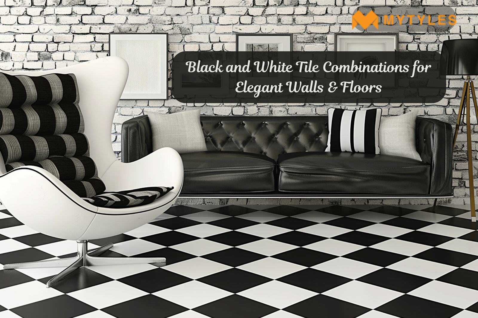Black and White Tile Combinations for Elegant Walls & Floors