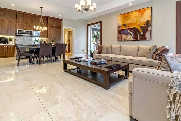 Marble floor tiles design ideas with polished luxury finish