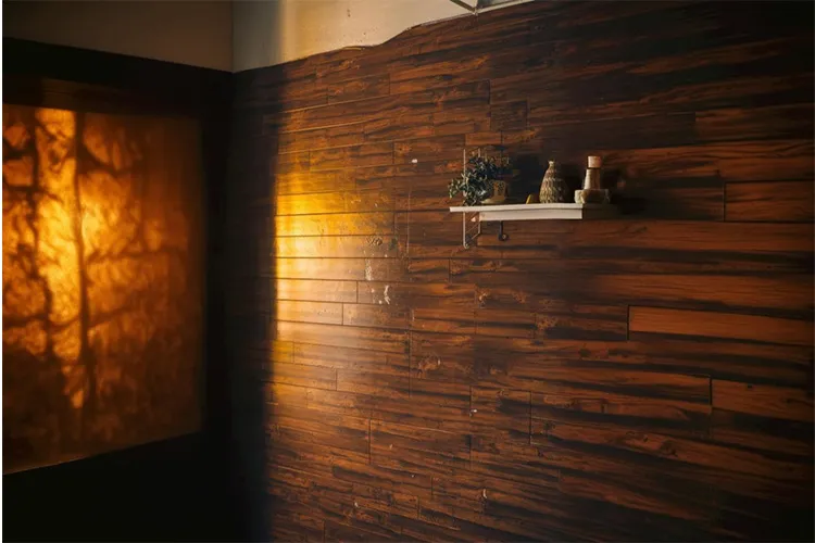 Wooden texture wall tiles for natural and earthy interiors