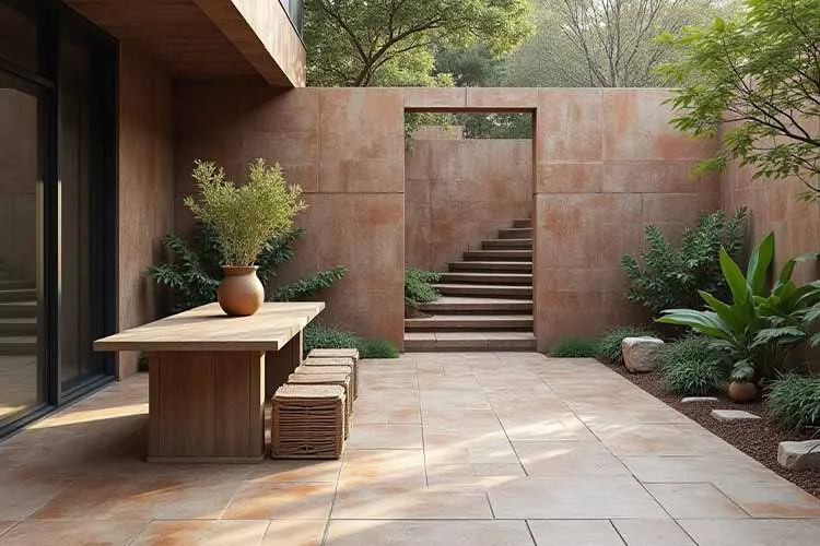 Rustic Outdoor Tiles: Earthy Tones and Natural Textures for Timeless Appeal