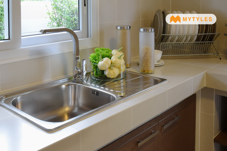 kitchen sink with drainboard sizes