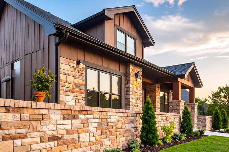 brick and natural stone wall cladding ideas to hide bad walls