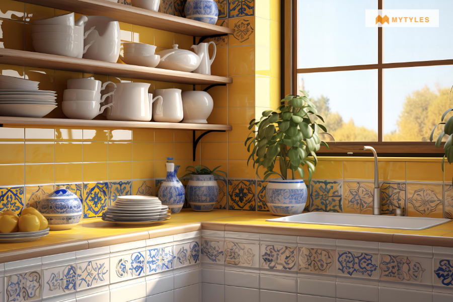 Moroccan Tiles In Kitchen