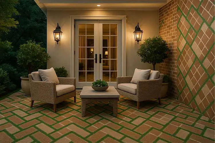 Outdoor floor tiles design ideas for patios and exterior areas