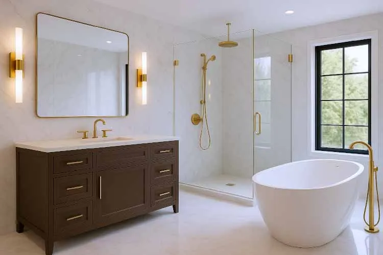 Plain Ceramic Tiles Design Idea for Minimalist Interiors