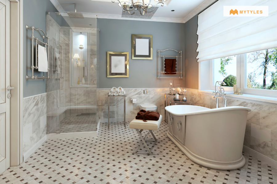 bathroom floor tiles design