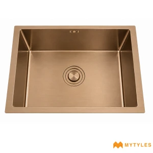 undefined-Futura Kitchen Sink-Hand Carved ColorSerie FS2118 HM Code14084(21x18")CopperRose