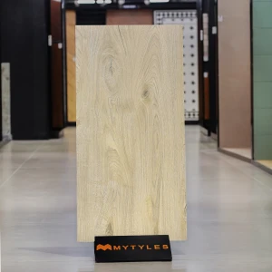 undefined-Vitrified Ivory Wooden Floor and Wall Tile Code36992 (600x1200mm, Matt)