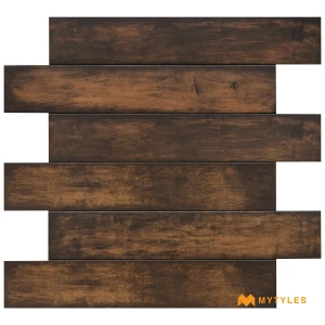 undefined-Porcelain Wooden Plank Tile Code16639 (150x900mm, Matt)