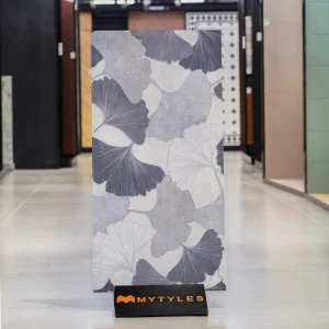 undefined-Vitrified Gray Tropical Floor and Wall Tile Code36963 (600x1200mm, Matt)