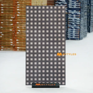 undefined-Black Geometric Box Matt Vitrified Tile Code39192 600x1200mm