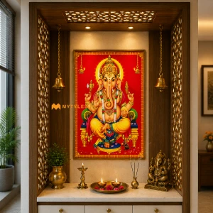 undefined-Ganesha Poster Wall Tile Code26047 (300x450mm, Glossy)