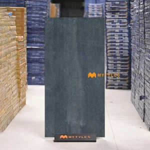 undefined-Vitrified Blue Floor and Wall Tile Code36985 (600x1200mm, Carving Matt)