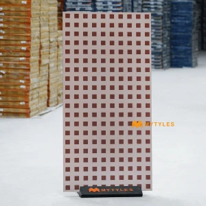 undefined-Pink Geometric Box Matt Vitrified Tile Code39189 600x1200mm