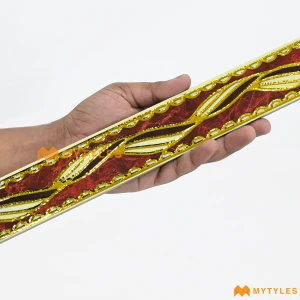 undefined-Vitrified Border Tile Code17080 (45x600mm, Metallic)