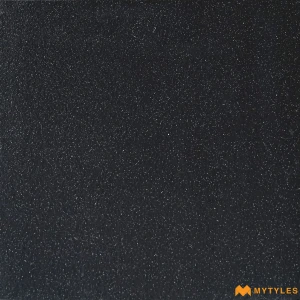 undefined-Jet Black Vitrified Rustic Tile Code39527 600x600mm 4Pc