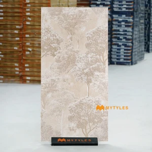 undefined-Vitrified Cream Tropical Floor and Wall Tile Code38918 (600x1200mm, Matt)