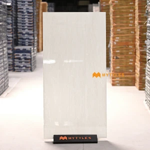 undefined-Vitrified White Floor and Wall Tile Code37493 (600x1200mm, Glossy)