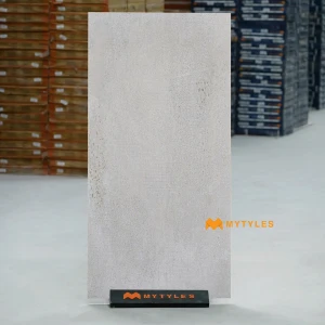 undefined-Vitrified Gray Rustic Floor and Wall Tile Code38922 (600x1200mm, Matt)