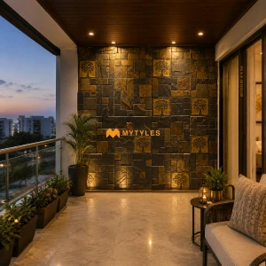 undefined-Natural Stone Wall Cladding Code29649 (300x300mm, Stone)