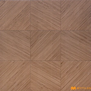 undefined-Vitrified Brown Digital Parking Floor and Wall Tile Code38363 (400x400mm, Matt)