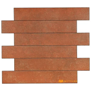 undefined-Cayenne Terracotta Matt Vitrified Rustic Tile Code40654 200x1200mm 5Pc
