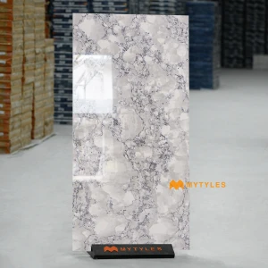 undefined-Onyx Bubble Gray Glossy Double Charged Vitrified Tiles Code38893 600x1200mm 2Pcs
