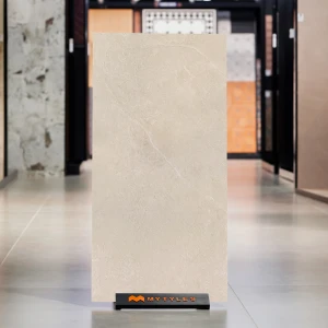 undefined-Vitrified Cream Floor and Wall Tile Code37093 (600x1200mm, Matt)