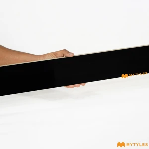 undefined-Vitrified Black Border Tile Code33831 (150x1200mm, Glossy)