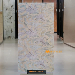 undefined-Tapestry Floral Sand Beige Matt Vitrified Tile Code40304 800x1600mm 2Pc
