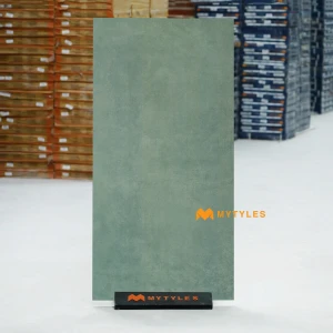 undefined-Pastel Green Matt Glazed Vitrified Tile Code38934 600x1200mm 2Pc